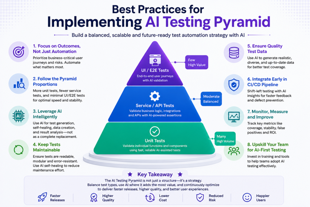 Best Practices for Implementing AI Testing Pyramid
