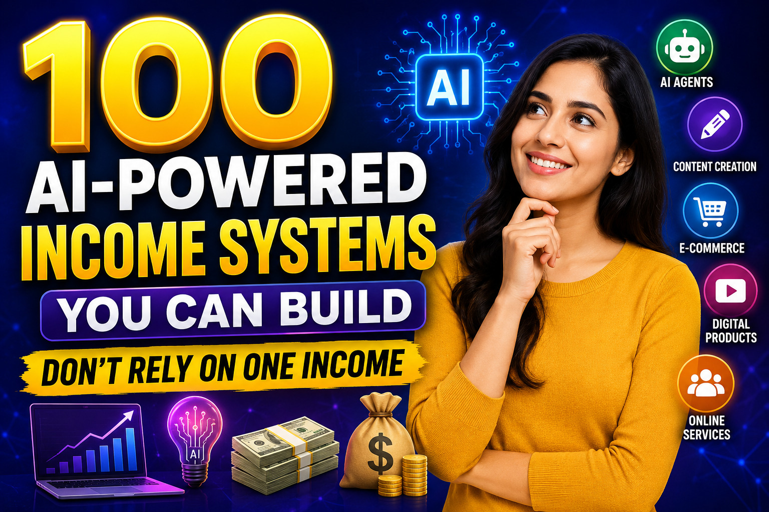 100 AI-Powered Income Systems You Can Build