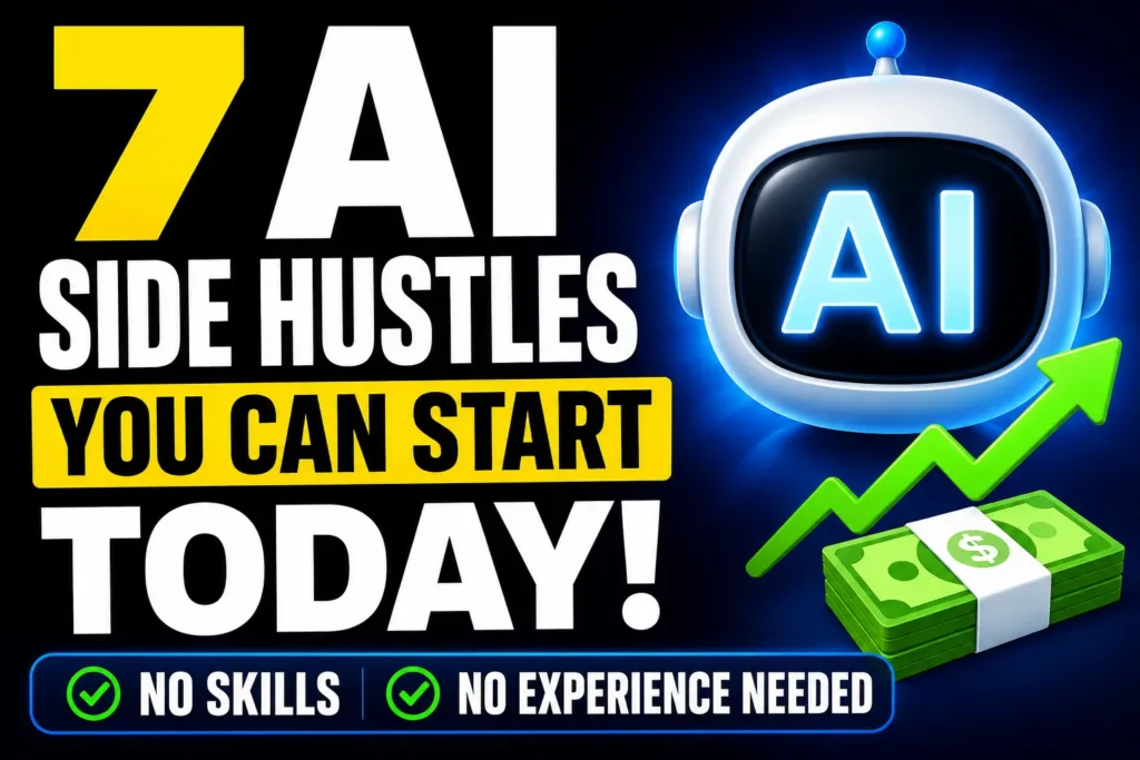 7 AI Side Hustles You Can Start Today