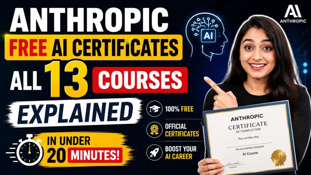 Anthropic Free AI Certificates: All 13 Courses Explained in Under 20 Minutes