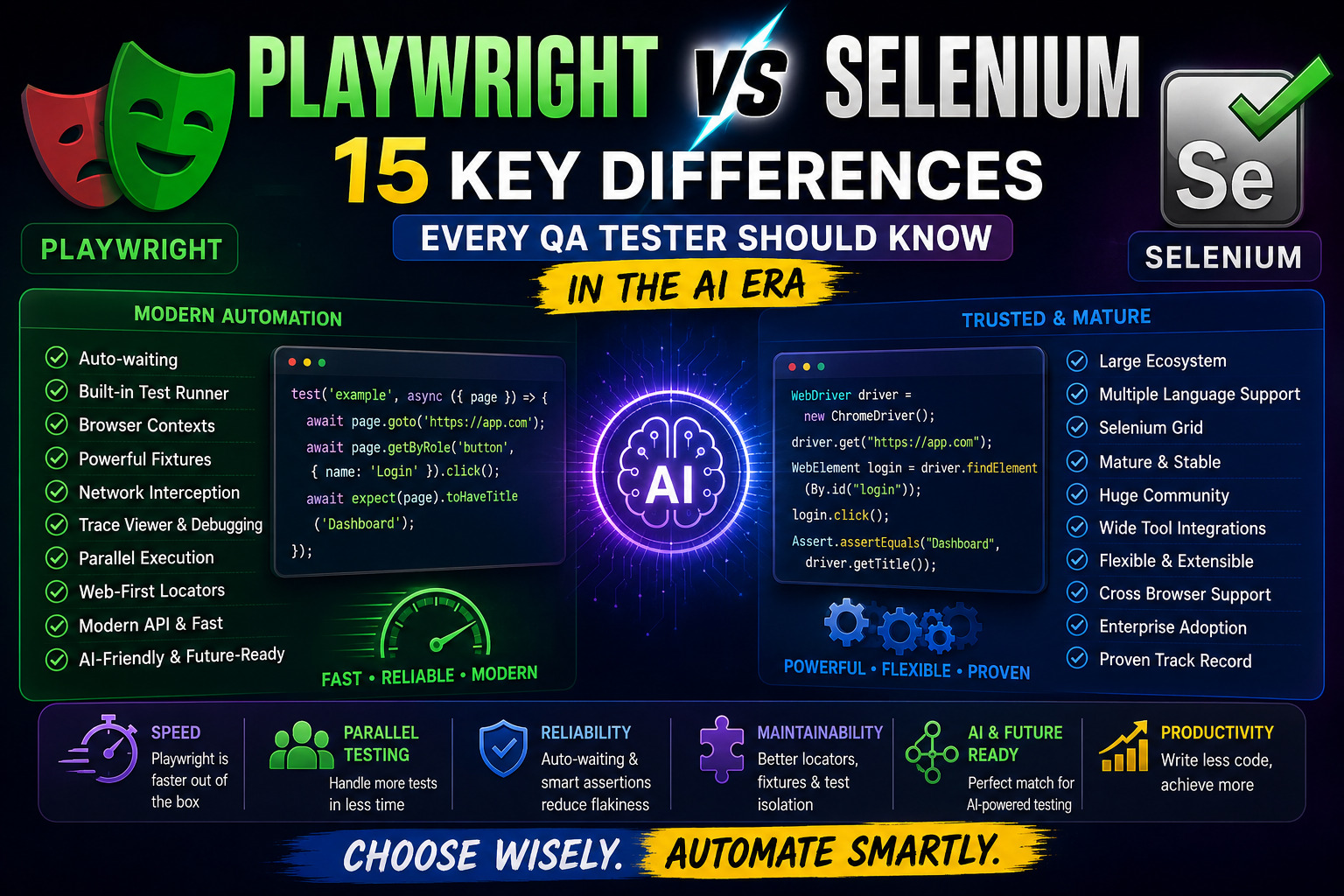 Playwright vs Selenium